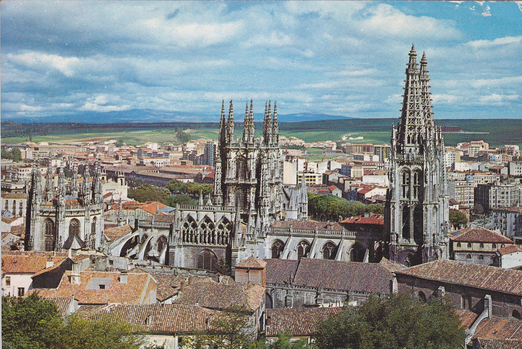 Postal 60845: Catedral desde el mirador (Burgos)