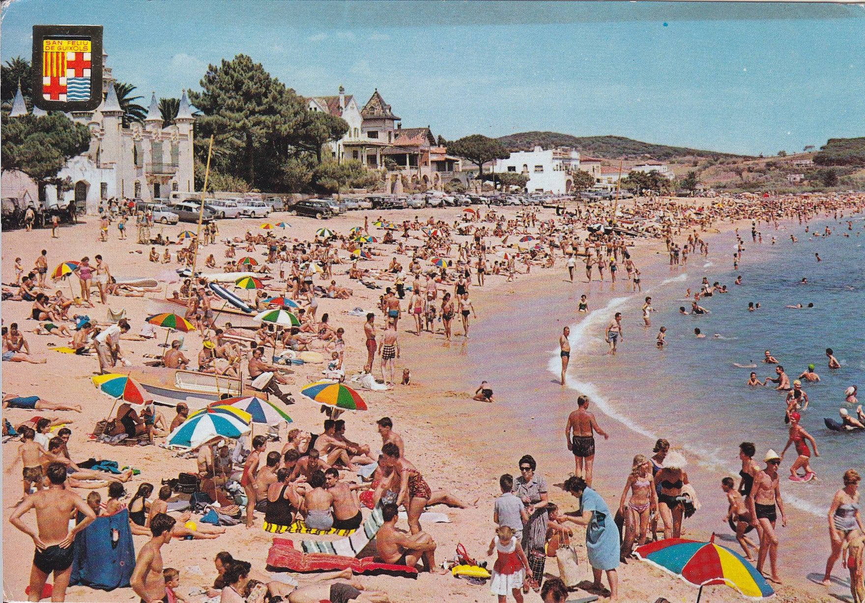 Postal 60858: Publicitaria farmaceutica. Playa Sant Feliu de Guixols (C. Brava)