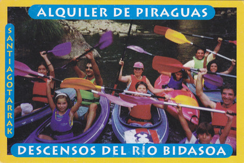 Postal 60879: Publicitaria de alquiler de piraguas Santiagotarrak