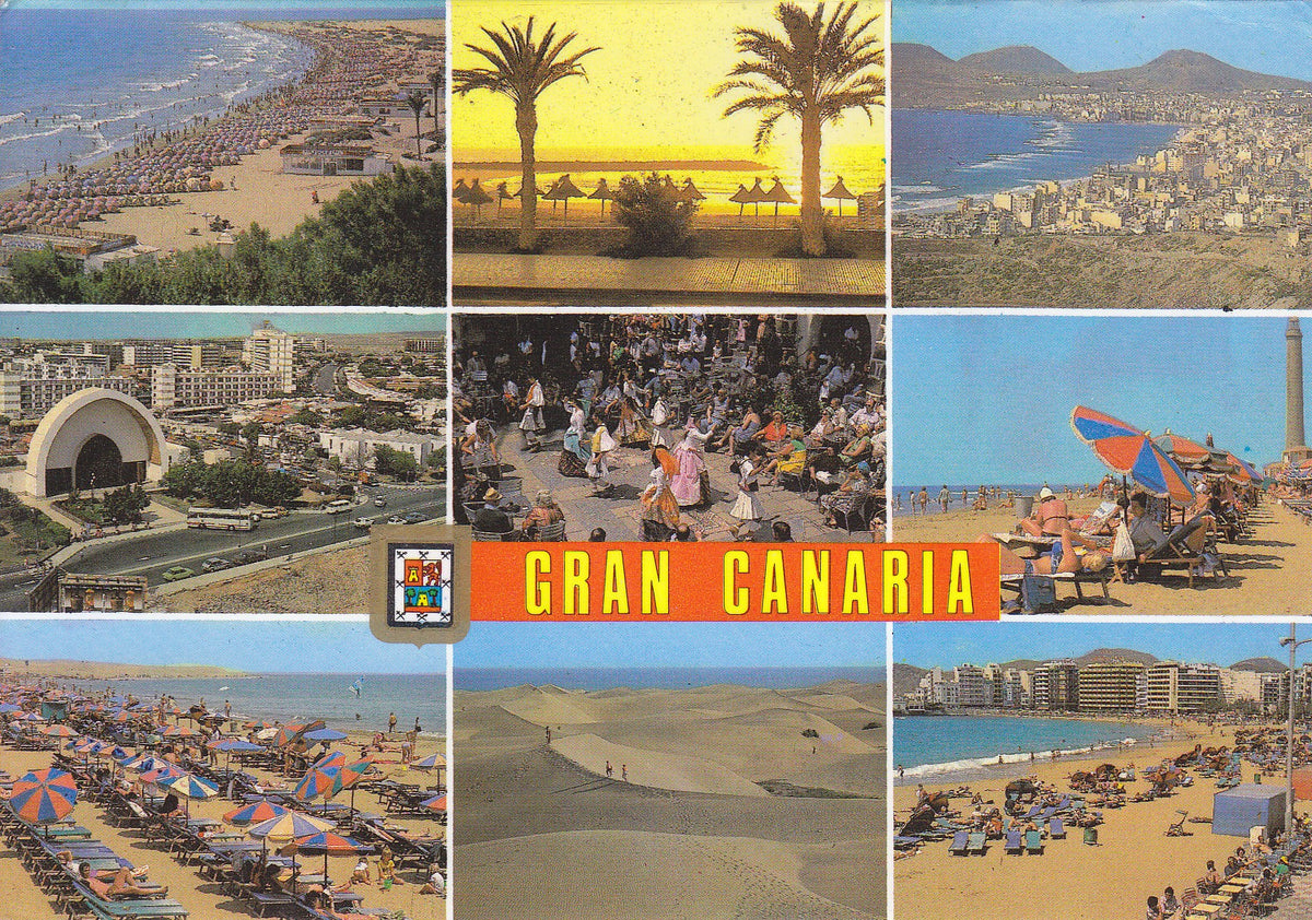 Postal 60891: Varios motivos (Las palmas de Gran Canaria)