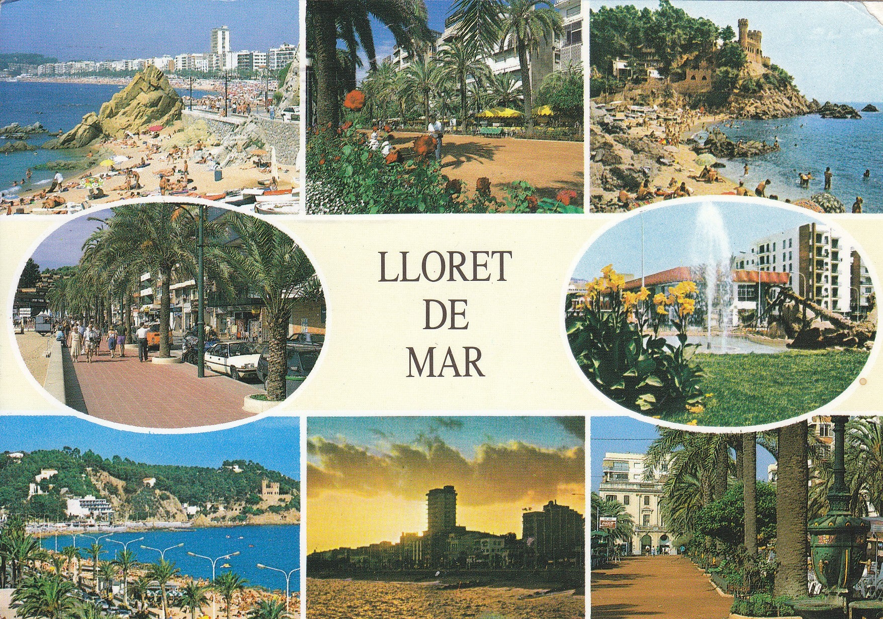 Postal 60892: Varios motivos (Lloret de Mar Costa Brava)