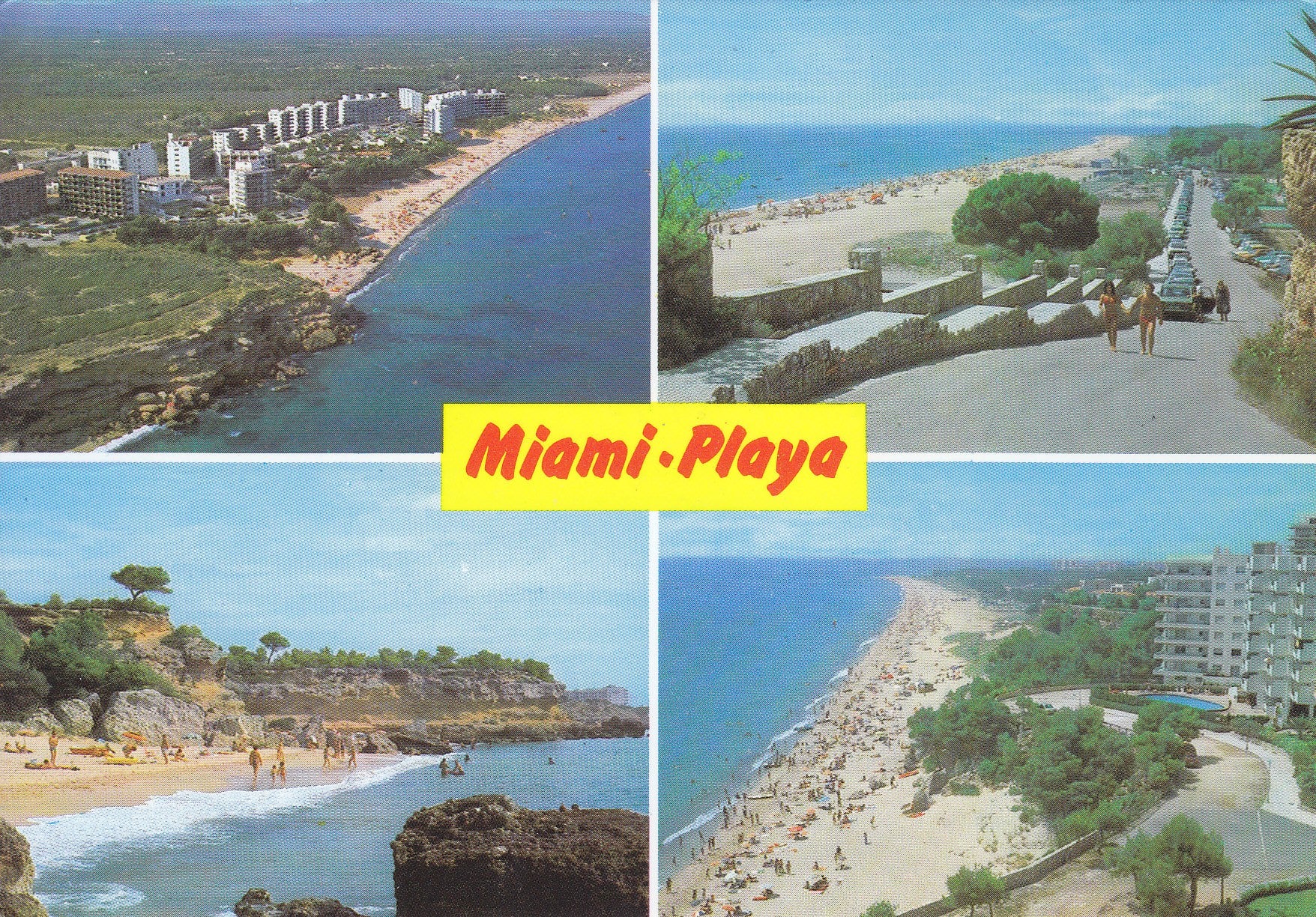 Postal 60895: Varios motivos Miami playa Costa dorada (Tarragona)
