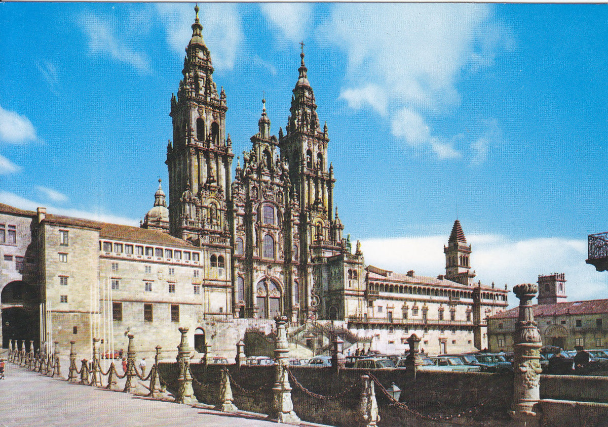 Postal 60903: Fachada del Obradoiro de la Catedral. (Santiago de Compostela)