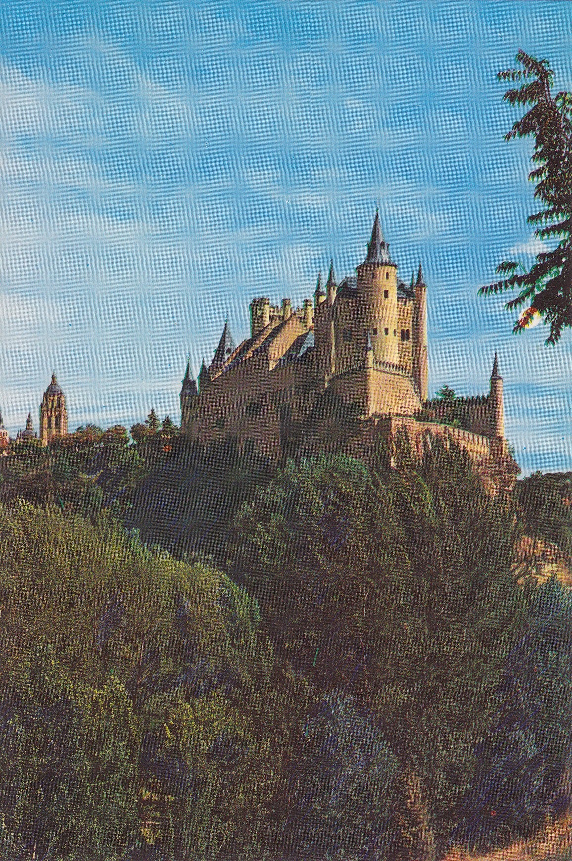 Postal 60956: Vista posterior del alcazar. (segovia)