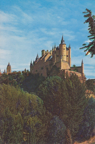 Postal 60956: Vista posterior del alcazar. (segovia)