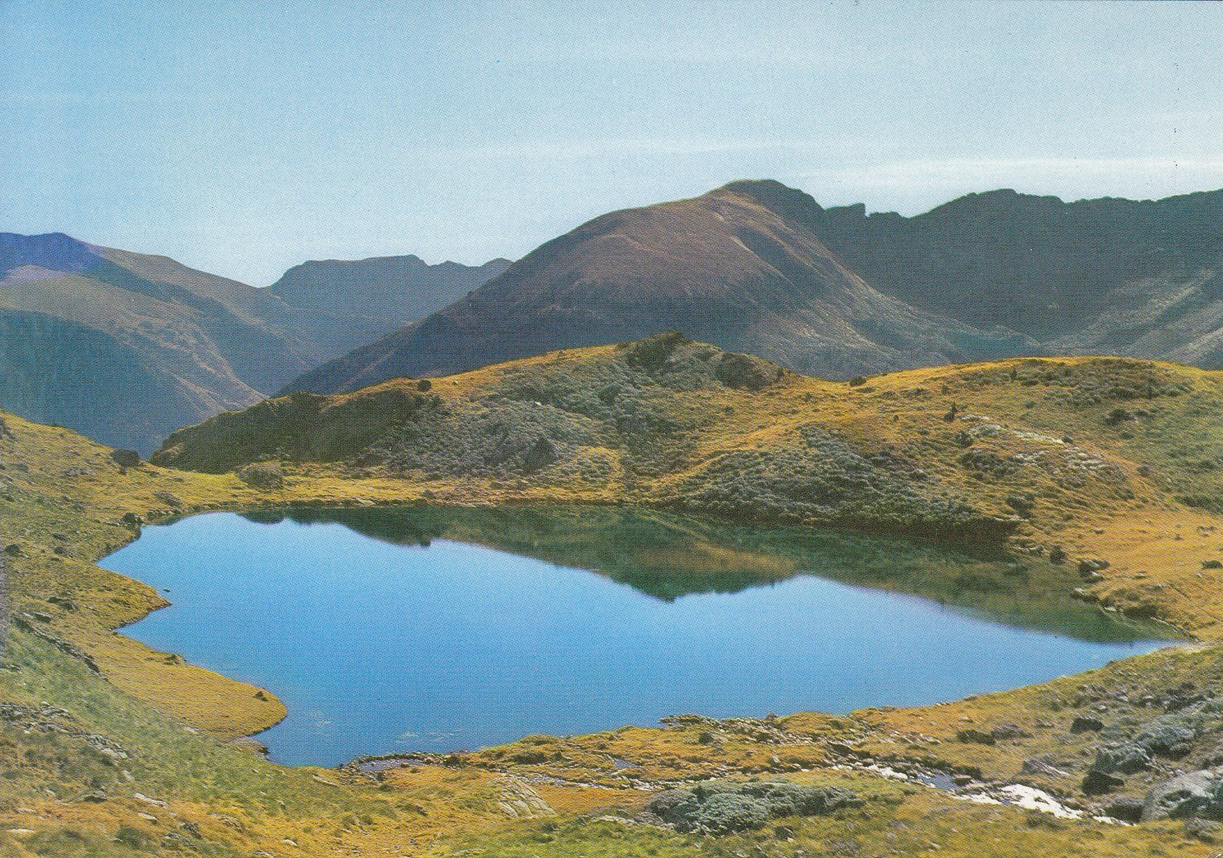 Postal 60958: El lago de Tristaina. El serrat (Andorra)