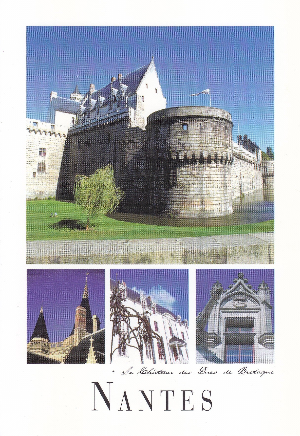 Postal 60961: Varios motivos. El  Castillo. Nantes (Francia)