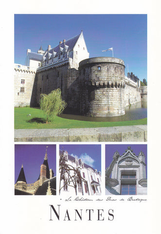 Postal 60961: Varios motivos. El  Castillo. Nantes (Francia)