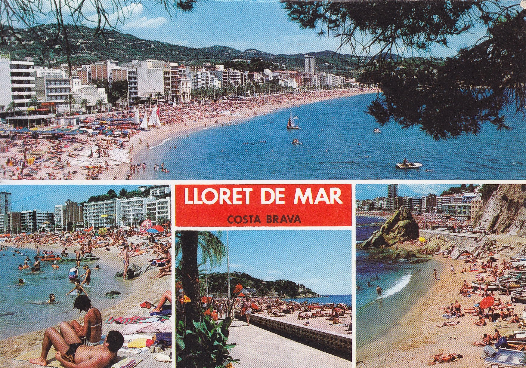 Postal 60962: Varios motivos. Lloret de Mar (Costa Brava)