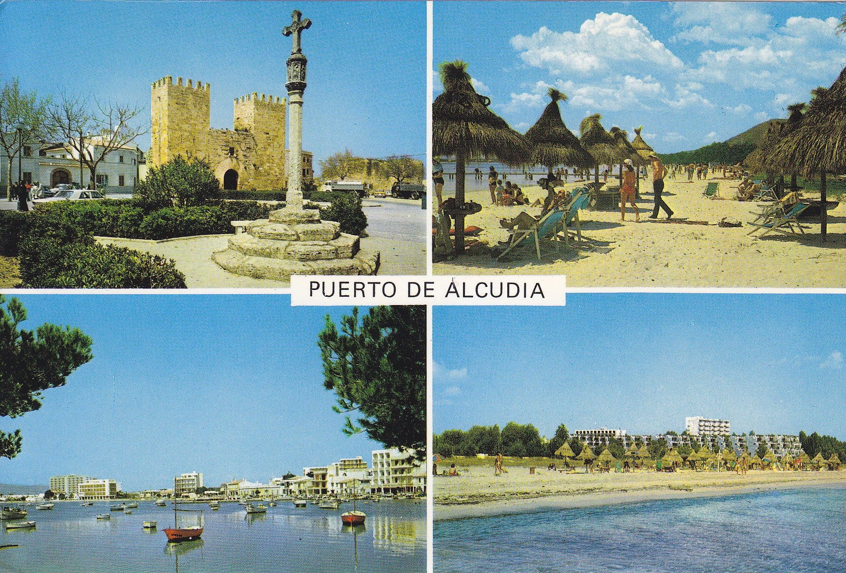 Postal 60970: Varios motivos. Puerto de Alcudia (Palma de Mallorca)