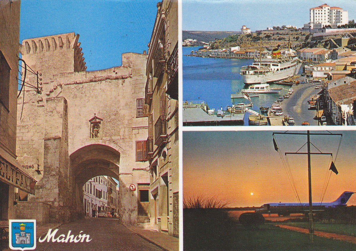 Postal 60973: Varios aspectos.  Mahon (Menorca)