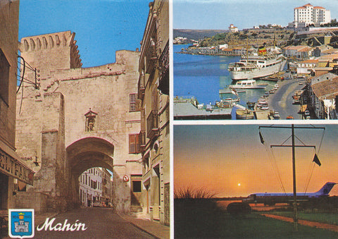 Postal 60973: Varios aspectos.  Mahon (Menorca)