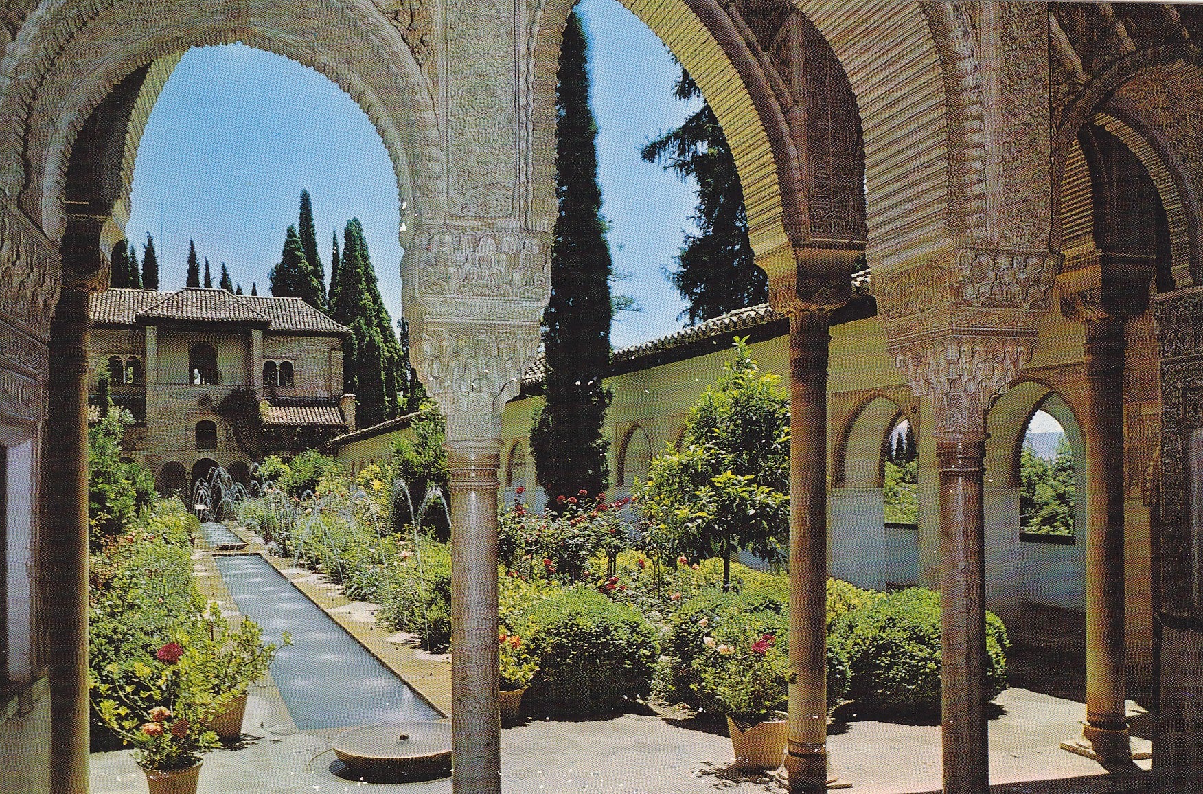 Postal 60982: Generalife. Patio de la Acequia (Granada)