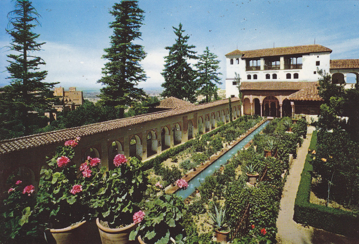 Postal 60983: Patio de los surtidores (Granada)