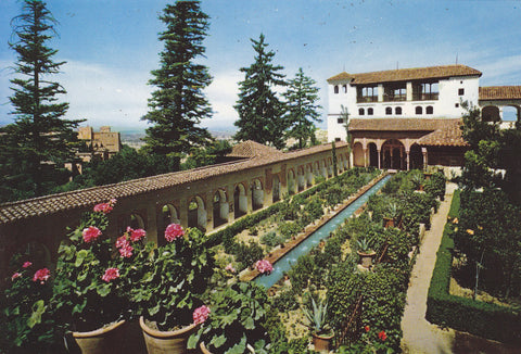 Postal 60983: Patio de los surtidores (Granada)