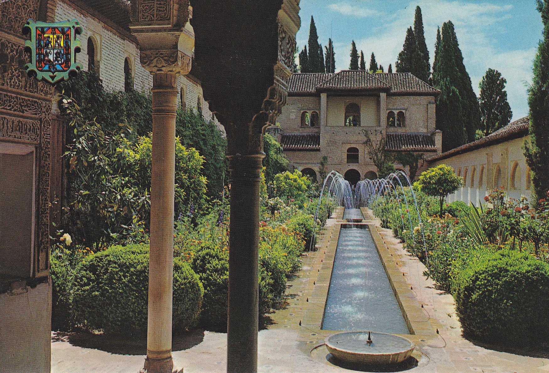 Postal 60985: Generalife. Patio de la Acequia (Granada)
