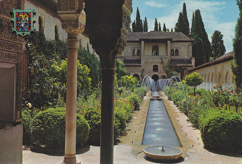 Postal 60985: Generalife. Patio de la Acequia (Granada)