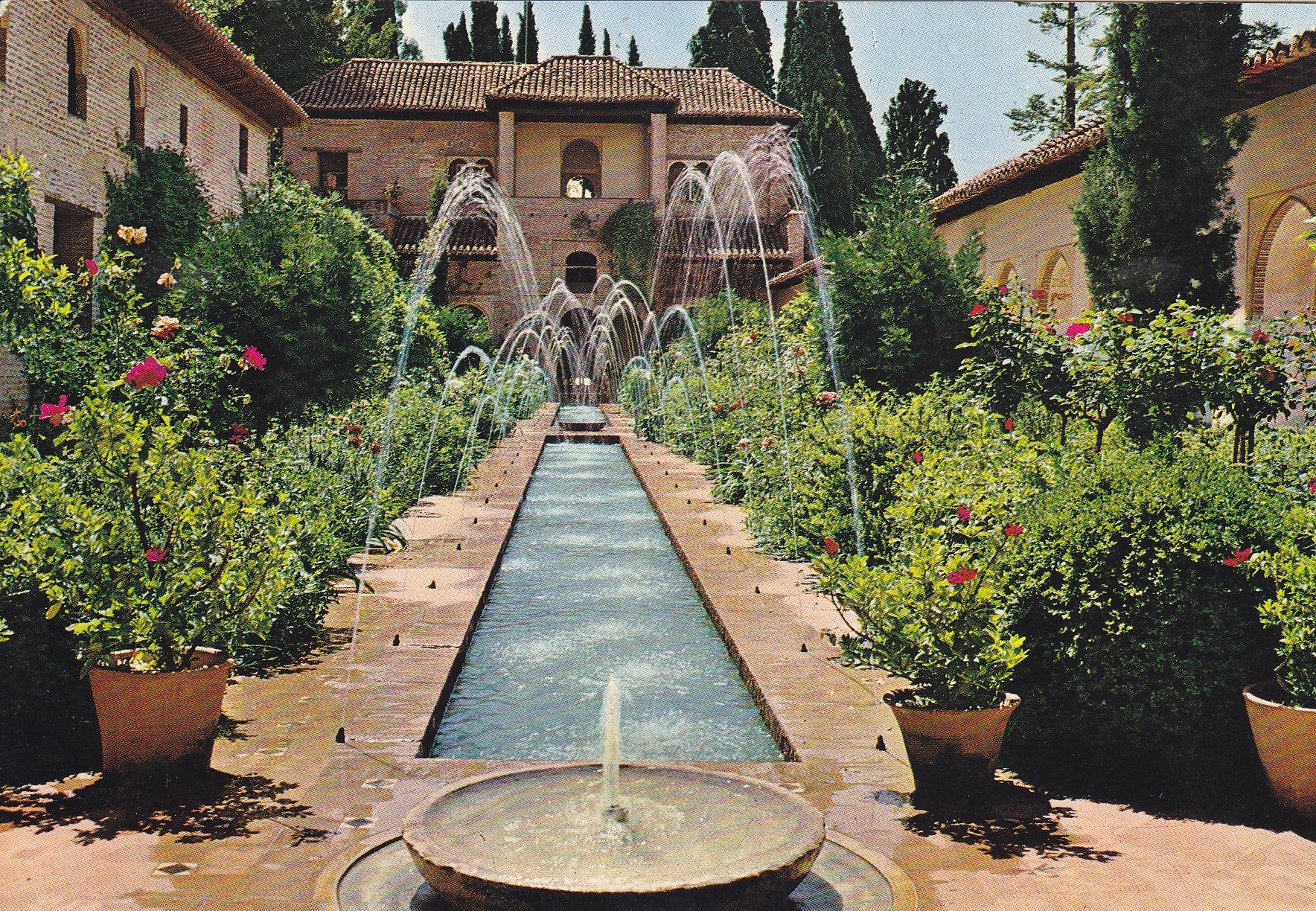 Postal 60986: Generalife. Patio de la Acequia (Granada)
