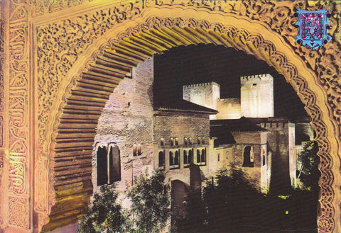Postal 60994: Torre del homenaje y Quebrada. Alhambra (Granada)