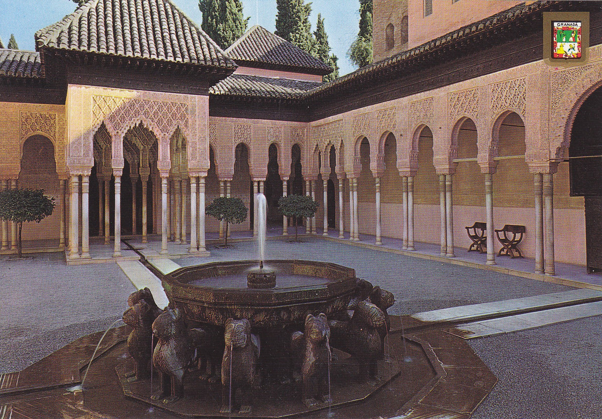 Postal 61020: Patio de los leones. Alhambra (Granada)