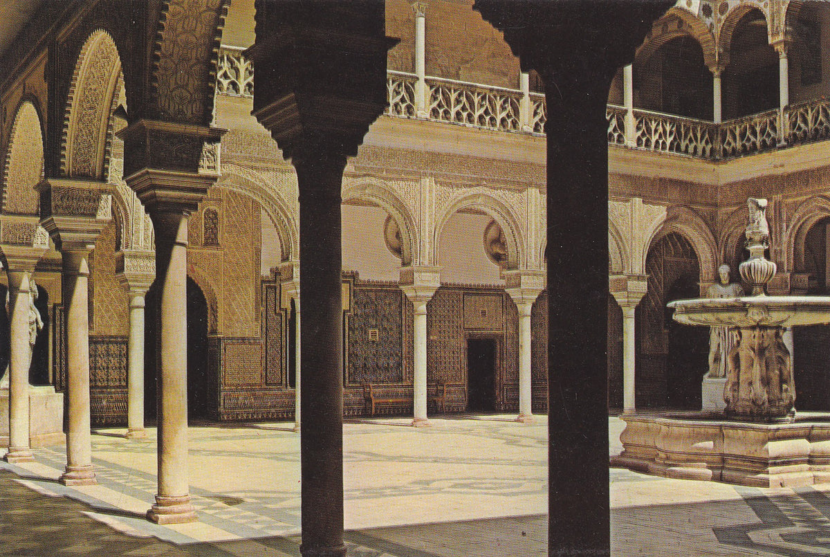 Postal 61031: Patio principal de casa de Pilatos. Sevilla