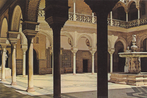 Postal 61031: Patio principal de casa de Pilatos. Sevilla
