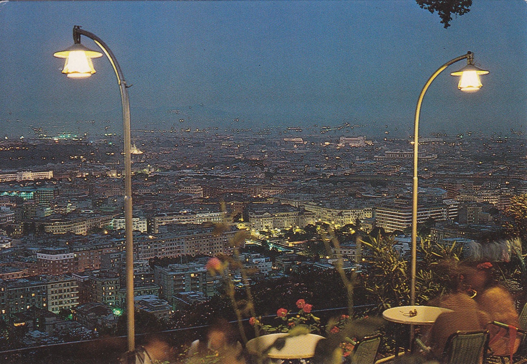 Postal 61033: Panorama del cafe Zodiaco Sul. Roma