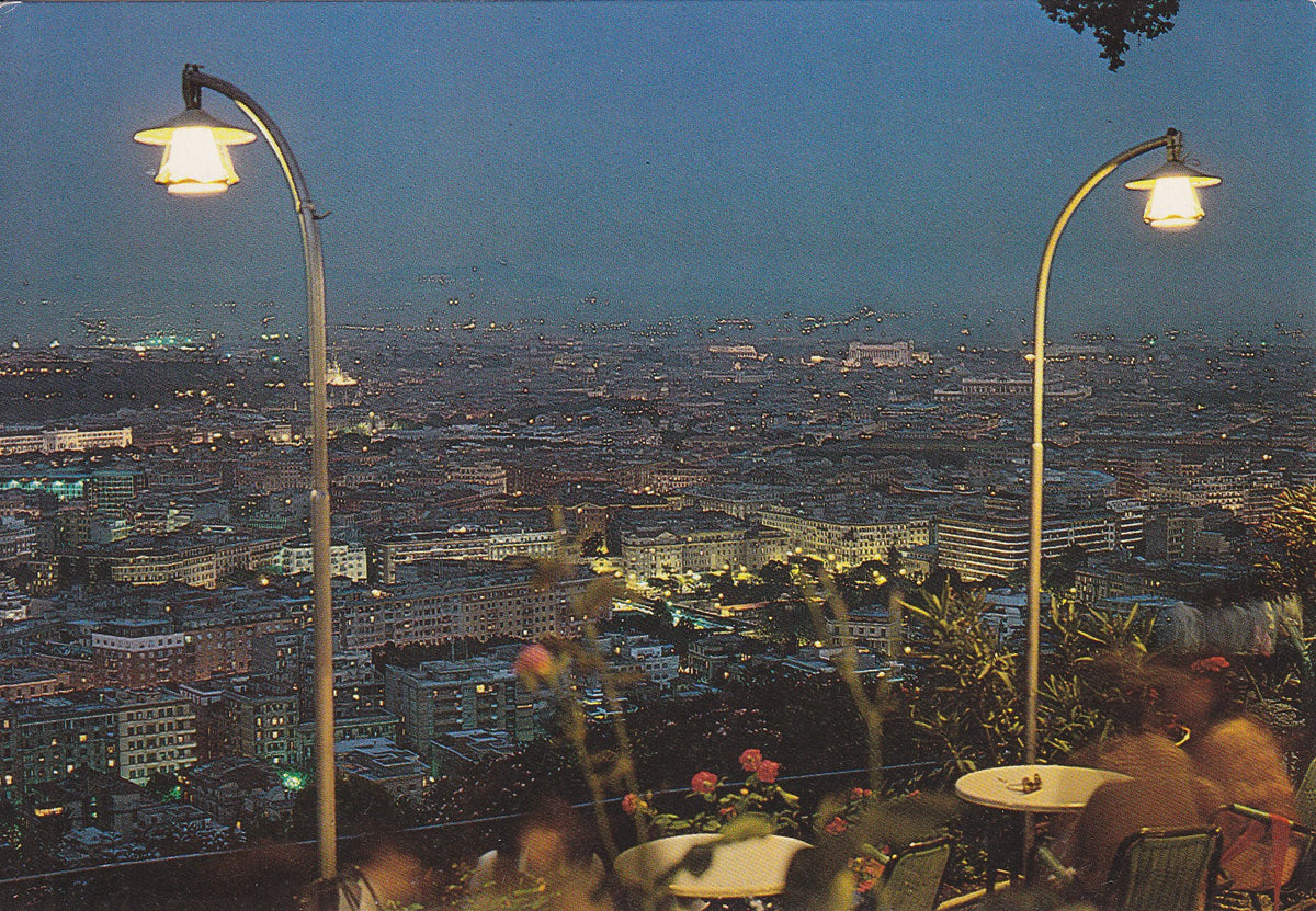 Postal 61033: Panorama del cafe Zodiaco Sul. Roma