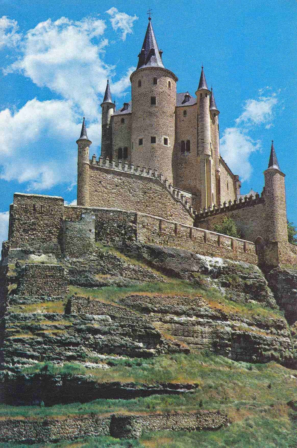 Postal 61105: Parte posterior del Alcazar. Segovia
