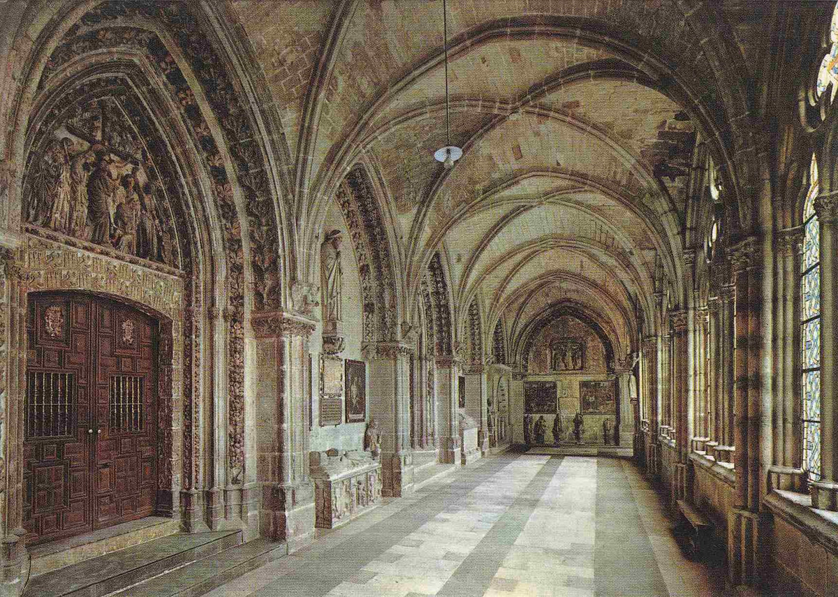 Postal 61106: Claustros y puerta de la capilla de Sta. Catalina. Catedral. Burgos