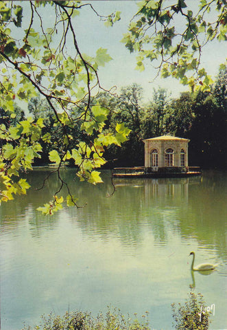 Postal 61111: estanque de las carpas. Castillo de Fontainebleau