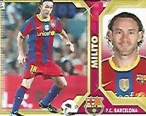CROMO 853 LIGA 2011-12: Milito F.C. Barcelona