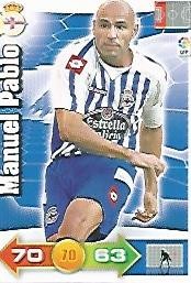 CROMO ADRENALYN LIGA 2010-11: Deportivo: Manuel Pablo