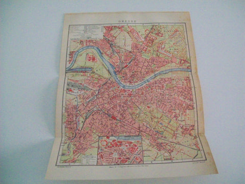 LAMINA ESPASA Alemania 3145: Plano de Dresde Alemania