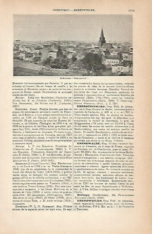 LAMINA ESPASA Alemania 3215: Vista general de Eberswalde Alemania