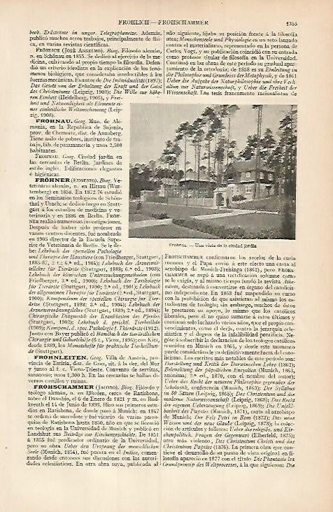 LAMINA ESPASA Alemania 3529: Ciudad jardin de Frohnau Alemania