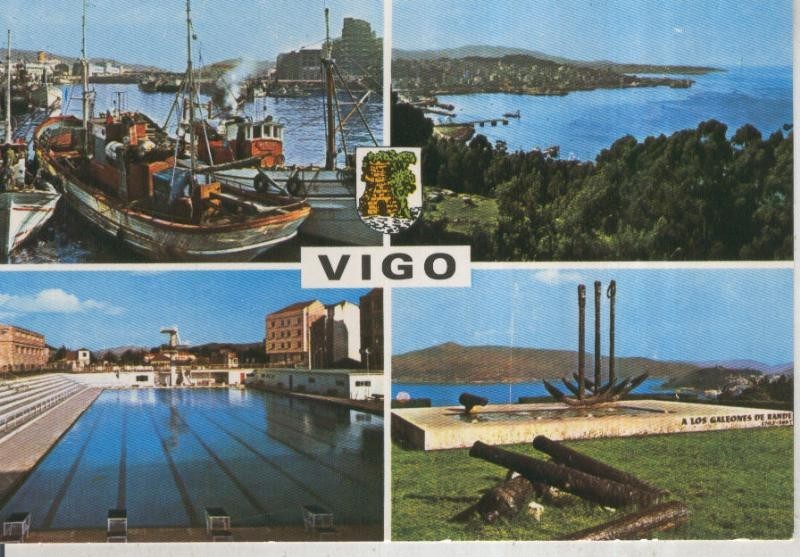 Postal 015965: Vistas varias de Vigo