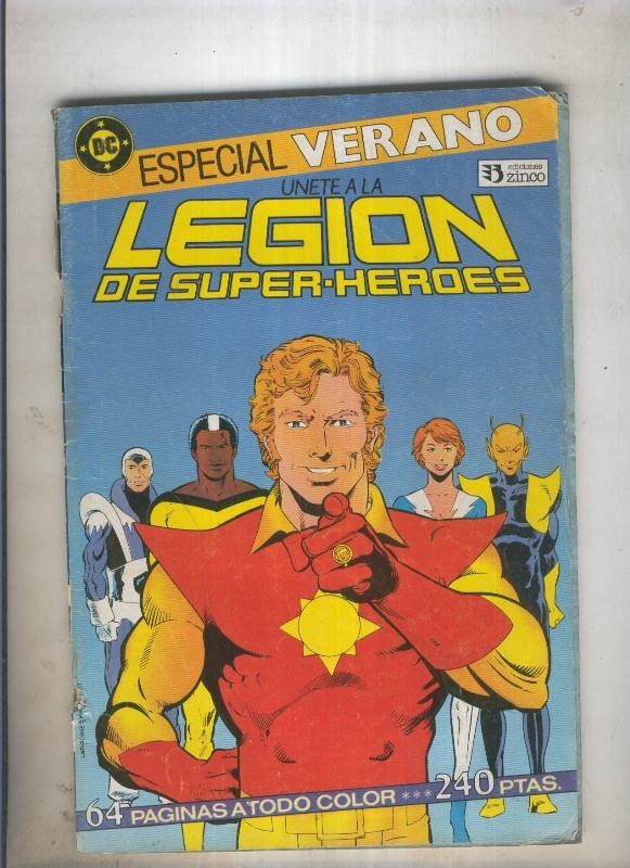 Legion de Superheroes especial verano (numerado 5 en trasera)