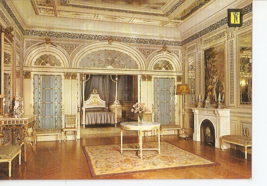 Postal 029526 : Barcelona. Palacio Real de Pedralbes. Dormitorio de la Reina