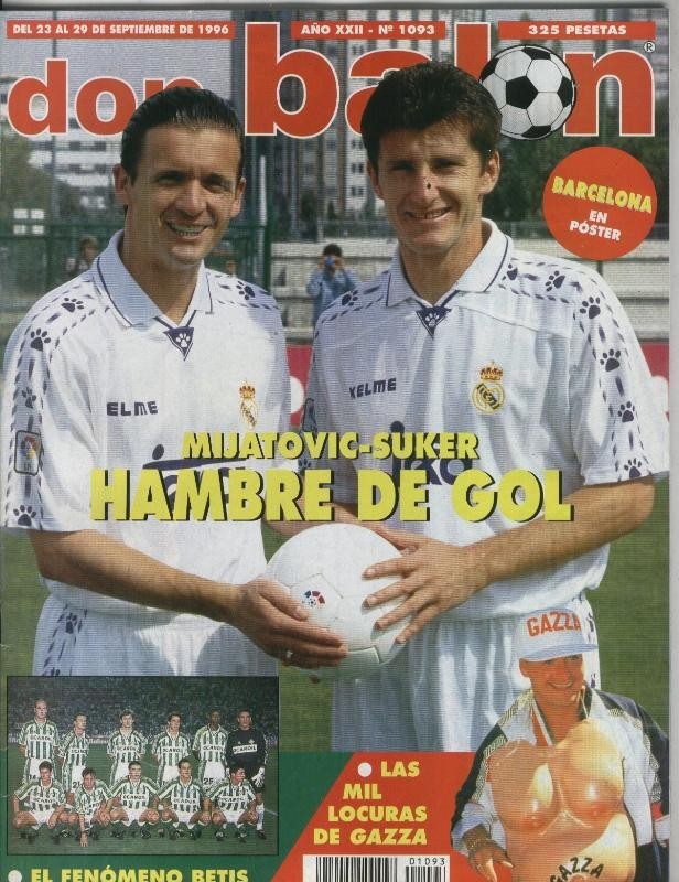 Don Balon numero 1093 poster del F.C.Barcelona