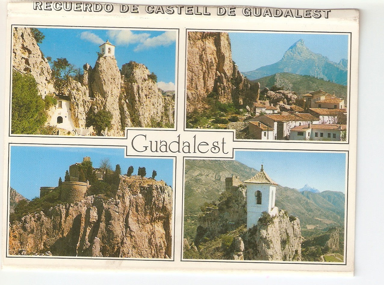Postal 038671 : Castell de Guadalest (Alicante). Vistas parciales