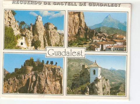 Postal 038671 : Castell de Guadalest (Alicante). Vistas parciales