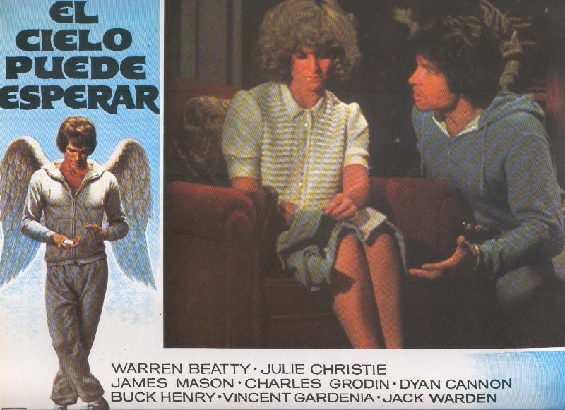 Caratula cine: El cielo puede esperar, un film de Warren Beatty , numerada 3 en trasera