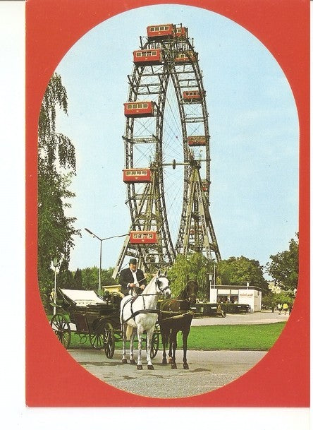 Postal 046897 : Vienna 2 The Big Wheel in the Prater
