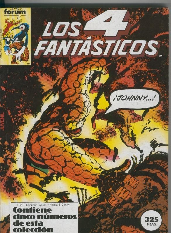 Los 4 Fantasticos volumen 1 retapado 041 al 045