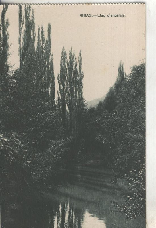 Postal B/N 0053 : Ribas: Llac d,engelats