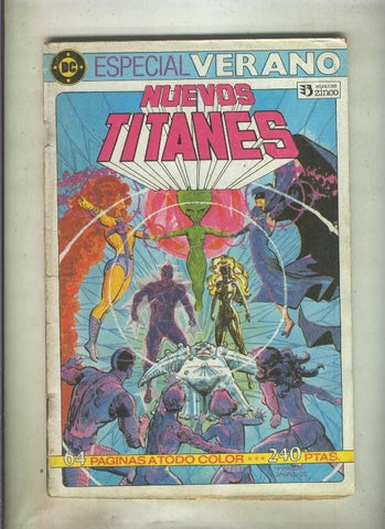 Nuevos Titanes especial verano (numerado 10 en trasera)