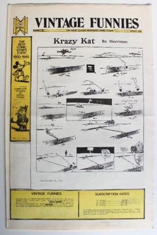 VINTAGE FUNNIES No.089 - The Great Classic Newspaper Comic Strips (1975)