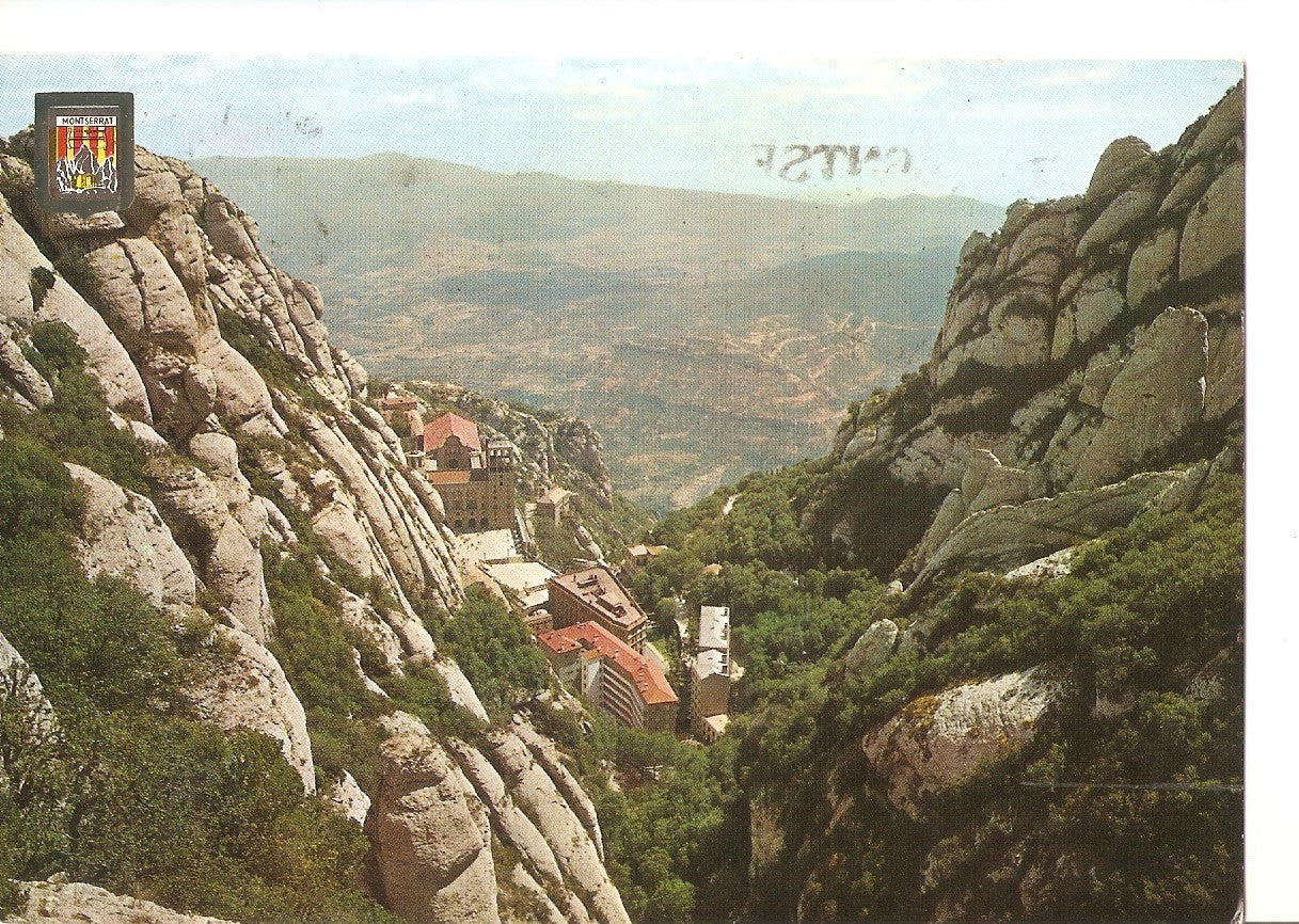 Postal 037751 : Montserrat. Desde el camino de las ermitas