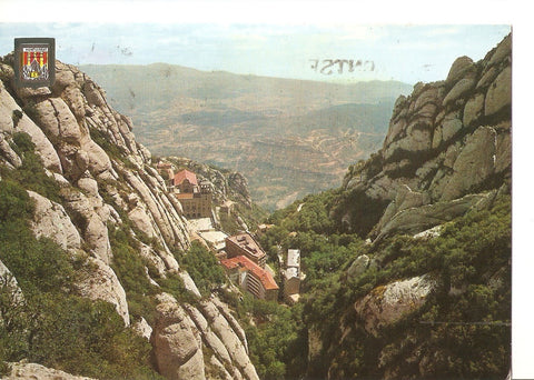 Postal 037751 : Montserrat. Desde el camino de las ermitas